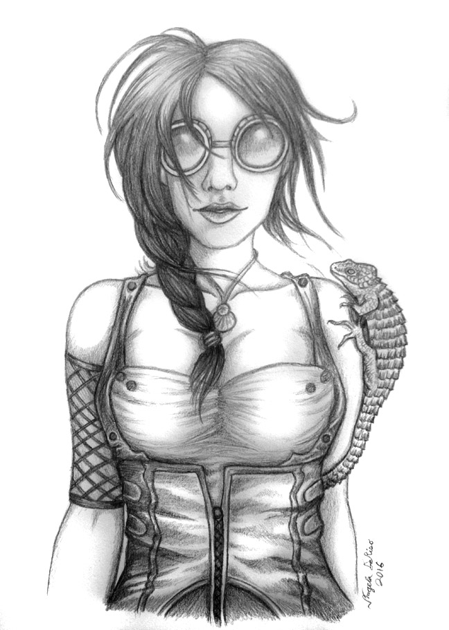 SteamPunk Lizard Wench
